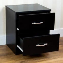 Riano Black 2 Drawer Chest -Fresh sleep Store riano black 2 drawer chest p54050 72249 zoom