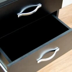 Riano Black 2 Drawer Chest -Fresh sleep Store riano black 2 drawer chest p54050 72250 zoom