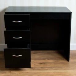 Riano Black 3 Drawer Dressing Table -Fresh sleep Store riano black 3 drawer dressing table p53856 71247 zoom