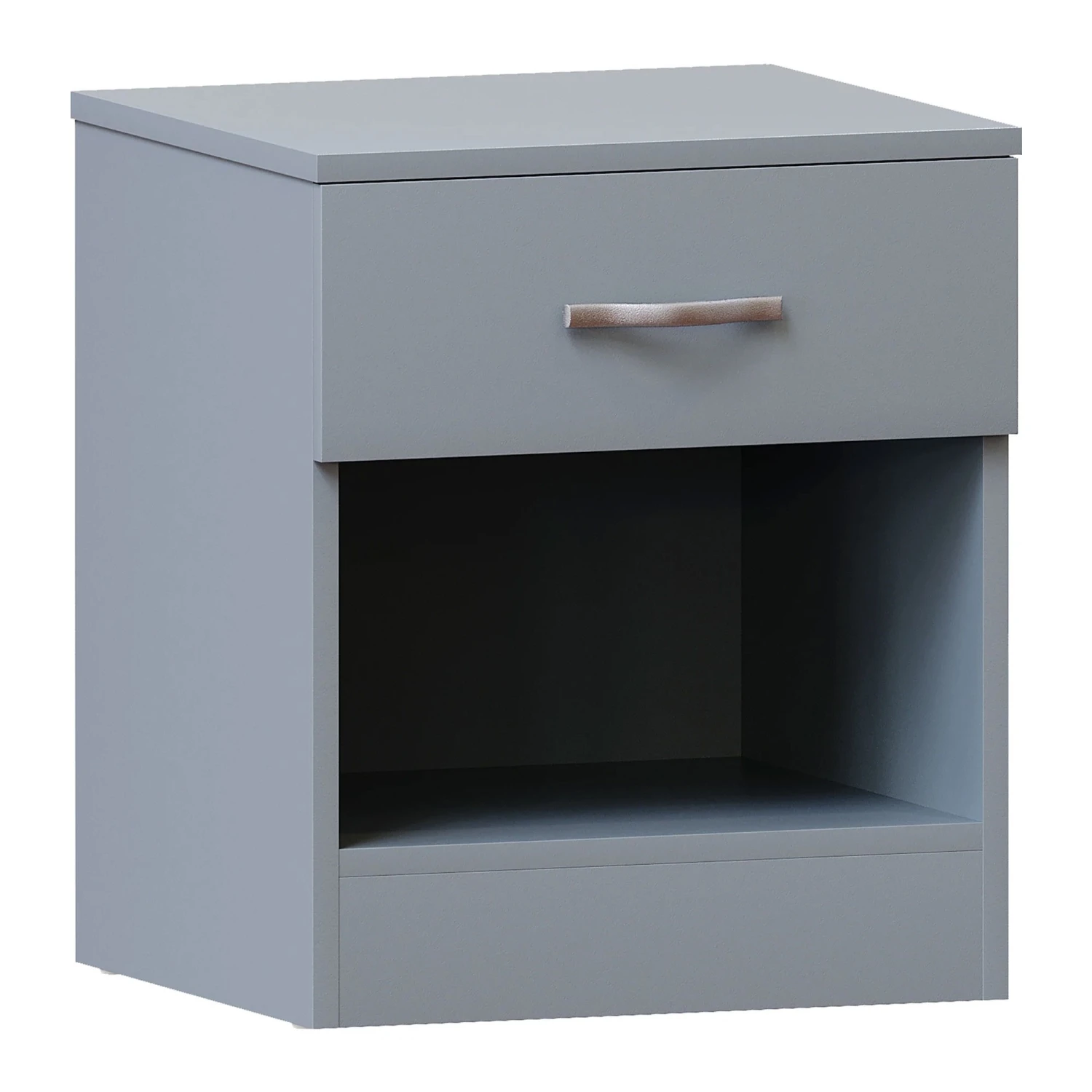 Riano Grey 1 Drawer Bedside Chest 3 Riano Grey 1 Drawer Bedside Chest