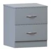 Riano Grey 2 Drawer Bedside Chest -Fresh sleep Store riano grey 2 drawer bedside chest p79281 137555 zoom