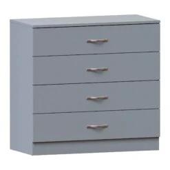 Riano Grey 4 Drawer Chest -Fresh sleep Store riano grey 4 drawer chest p79257 149804 zoom