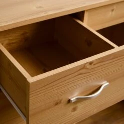 Riano Pine 3 Drawer Dressing Table -Fresh sleep Store riano pine 3 drawer dressing table p53857 71258 zoom