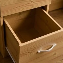 Riano Pine 3 Drawer Dressing Table -Fresh sleep Store riano pine 3 drawer dressing table p53857 71259 zoom