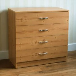 Riano Pine 4 Drawer Chest