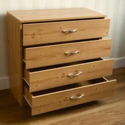 Riano Pine 4 Drawer Chest -Fresh sleep Store riano pine 4 drawer chest p54063 72354 zoom