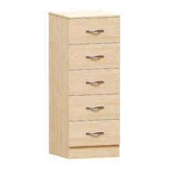 Riano Pine 5 Drawer Narrow Chest -Fresh sleep Store riano pine 5 drawer narrow chest p79290 146611 zoom