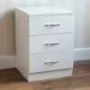 Riano White 3 Drawer Bedside -Fresh sleep Store riano white 3 drawer bedside p54059 143712 zoom