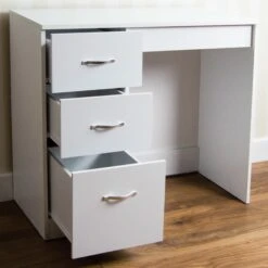 Riano White 3 Drawer Dressing Table 14 Riano White 3 Drawer Dressing Table -Fresh sleep Store riano white 3 drawer dressing table p53859 71281 zoom