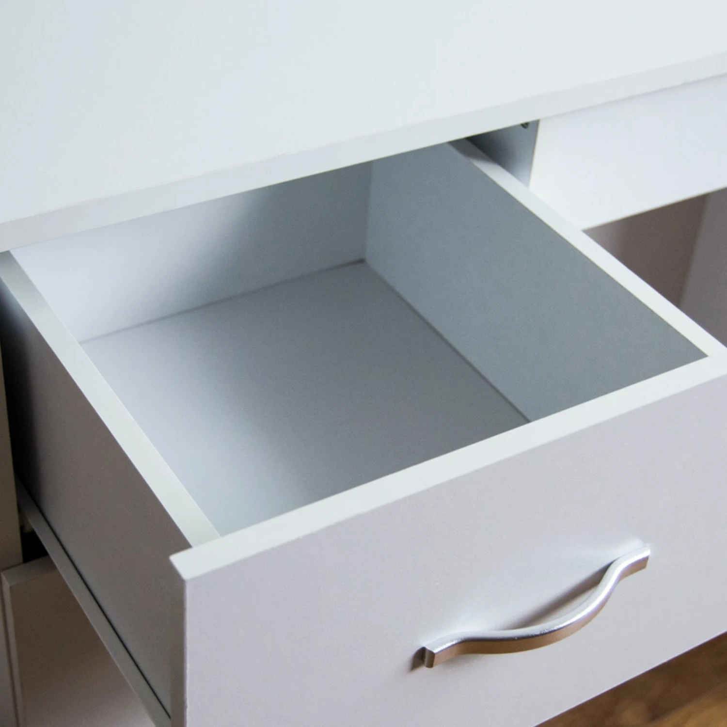 Riano White 3 Drawer Dressing Table 9 Riano White 3 Drawer Dressing Table - Image 7