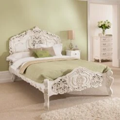 Rococo Antique French Style Bed