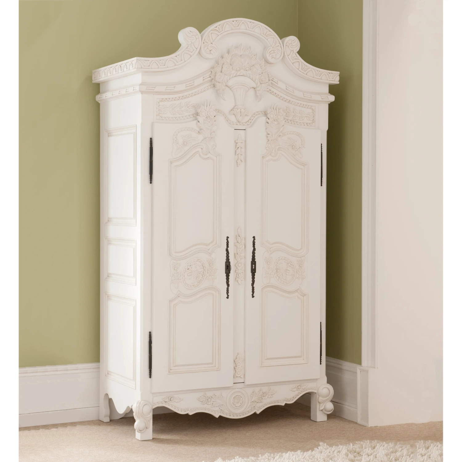 Rococo Antique French Style Wardrobe