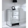 Romano Mirrored Bedside 3 Drawer -Fresh sleep Store romano mirrored bedside 3 drawer p2074 27005 zoom