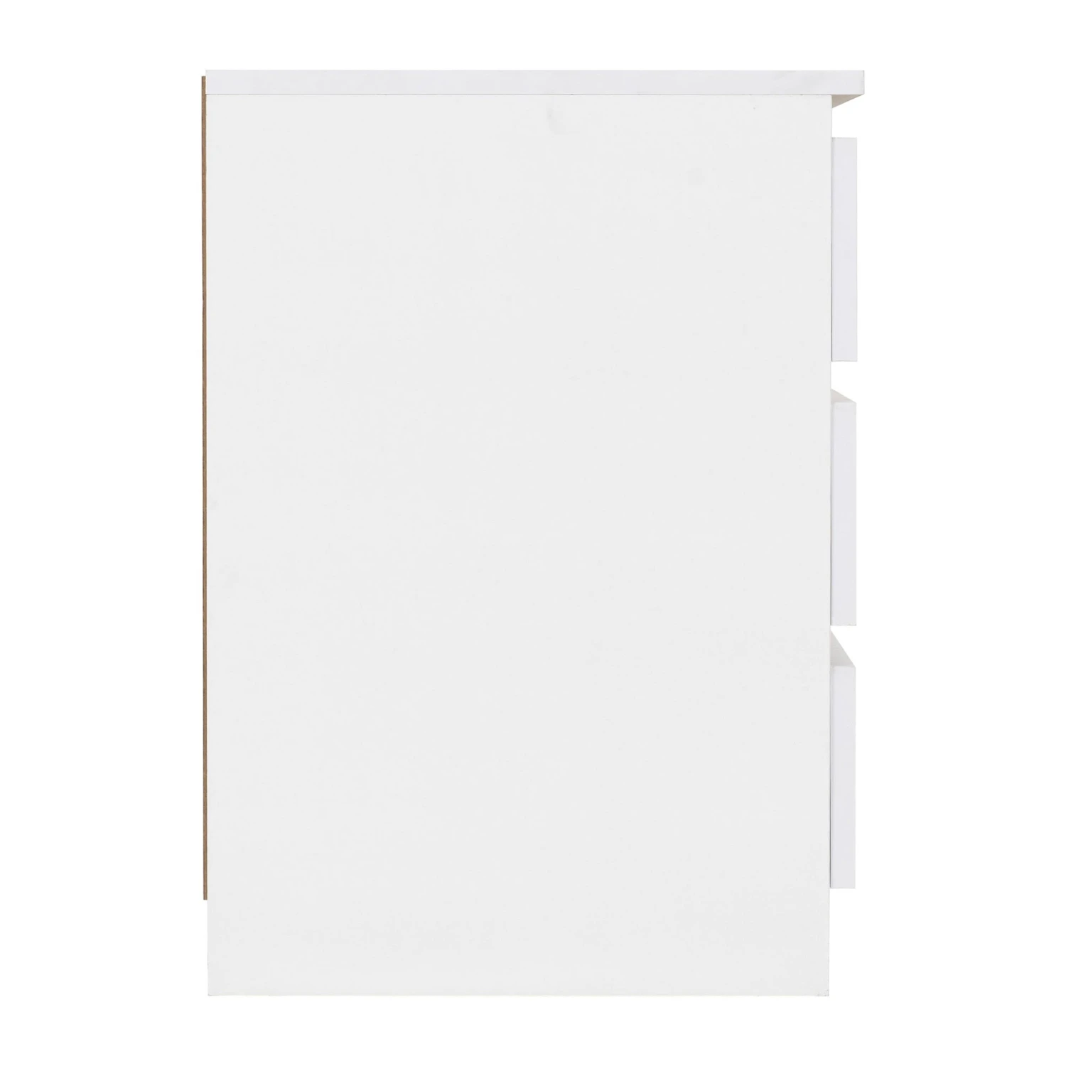 Set Of 2 White Malvern 3 Drawer Bedside Tables 7 Set Of 2 White Malvern 3 Drawer Bedside Tables - Image 5