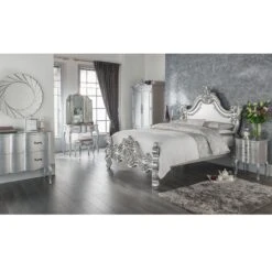 Silver Estelle Antique French Style Bed -Fresh sleep Store silver estelle antique french style bed p40073 27694 zoom