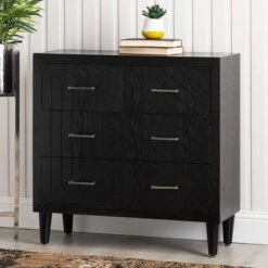 Solano Black 4 Drawer Chest -Fresh sleep Store solano black 4 drawer chest p81158 162213 zoom