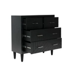 Solano Black 4 Drawer Chest -Fresh sleep Store solano black 4 drawer chest p81158 162216 zoom