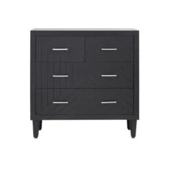 Solano Black 4 Drawer Chest -Fresh sleep Store solano black 4 drawer chest p81158 162218 zoom
