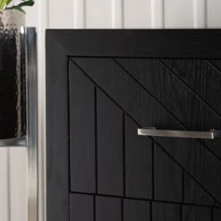 Solano Black 4 Drawer Chest -Fresh sleep Store solano black 4 drawer chest p81158 162219 zoom