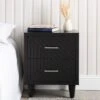 Solano Black Bedside Cabinet -Fresh sleep Store solano black bedside cabinet p81154 162185 zoom