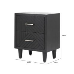 Solano Black Bedside Cabinet -Fresh sleep Store solano black bedside cabinet p81154 162186 zoom