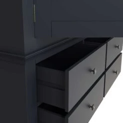 Swindon Midnight Grey 2 Door 4 Drawer Wardrobe -Fresh sleep Store swindon midnight grey 2 door 4 drawer wardrobe p74583 114067 zoom