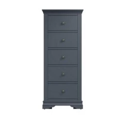 Swindon Midnight Grey 5 Drawer Wellington Chest -Fresh sleep Store swindon midnight grey 5 drawer wellington chest p74570 113986 zoom