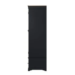 Swindon Oak Midnight Grey 3 Door 3 Drawer Wardrobe -Fresh sleep Store swindon oak midnight grey 3 door 3 drawer wardrobe p81237 162764 zoom