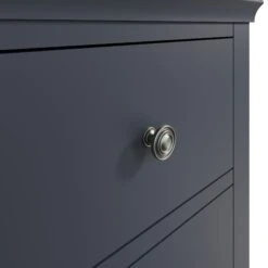 Swindon Oak Midnight Grey 5 Drawer Wellington Chest -Fresh sleep Store swindon oak midnight grey 5 drawer wellington chest p81232 162713 zoom