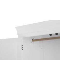 Swindon White 2 Door Full Hanging Wardrobe -Fresh sleep Store swindon white 2 door full hanging wardrobe p56894 80366 zoom