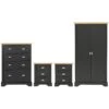 Toledo Grey 2 Door Wardrobe Bedroom Set -Fresh sleep Store toledo grey 2 door wardrobe bedroom set p76427 122750 zoom