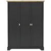 Toledo Grey 3 Door Wardrobe -Fresh sleep Store toledo grey 3 door wardrobe p76410 122647 zoom