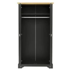 Toledo Grey & Oak 2 Door Wardrobe -Fresh sleep Store toledo grey oak 2 door wardrobe p76531 123507 zoom