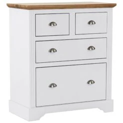 Toledo White 2 And 2 Drawer Chest -Fresh sleep Store toledo white 2 and 2 drawer chest p76418 122692 zoom