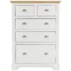 Toledo White 3 And 2 Drawer Chest -Fresh sleep Store toledo white 3 and 2 drawer chest p76359 122388 zoom