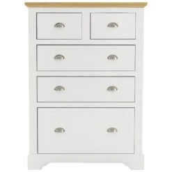 Toledo White 3 And 2 Drawer Chest