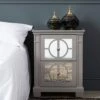 Torino 2 Drawer Bedside Cabinet Grey -Fresh sleep Store torino 2 drawer bedside cabinet grey p80678 158961 zoom