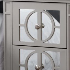 Torino 2 Drawer Bedside Cabinet Grey 11 Torino 2 Drawer Bedside Cabinet Grey -Fresh sleep Store torino 2 drawer bedside cabinet grey p80678 158963 zoom