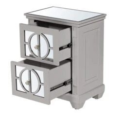 Torino 2 Drawer Bedside Cabinet Grey 14 Torino 2 Drawer Bedside Cabinet Grey -Fresh sleep Store torino 2 drawer bedside cabinet grey p80678 158966 zoom