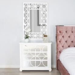 Torino White Wood 3 Drawer Chest -Fresh sleep Store torino white wood 3 drawer chest p77318 127900 zoom