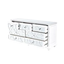 Torino White Wood 7 Drawer Chest -Fresh sleep Store torino white wood 7 drawer chest p77316 127885 zoom