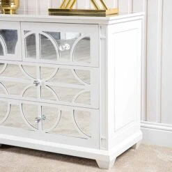 Torino White Wood 7 Drawer Chest -Fresh sleep Store torino white wood 7 drawer chest p77316 179045 zoom