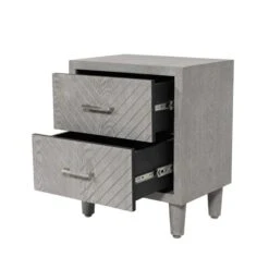 Venus 2 Drawer Grey Bedside Cabinet -Fresh sleep Store venus 2 drawer grey bedside cabinet p81377 163917 zoom