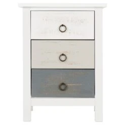 Vermont White & Grey 3 Drawer Bedside -Fresh sleep Store vermont white grey 3 drawer bedside p80299 157095 zoom