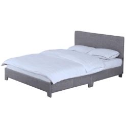 Victoria Light Grey Linen Bed -Fresh sleep Store victoria light grey linen bed p73036 146035 zoom