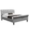 Violetta Light Grey Velvet Bed -Fresh sleep Store violetta light grey velvet bed p70956 135849 zoom