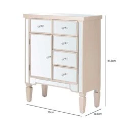 Vista Dark Champagne Bedside Cabinet -Fresh sleep Store vista dark champagne bedside cabinet p70081 178766 zoom