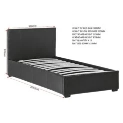 Waverley Black Ottoman Storage Bed -Fresh sleep Store waverley black ottoman storage bed p69469 107807 zoom