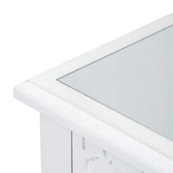 White Benton Wooden Bedside -Fresh sleep Store white benton wooden bedside p49320 178628 zoom