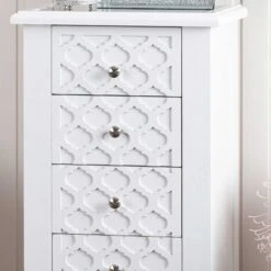 White Benton Wooden Tall Boy 12 White Benton Wooden Tall Boy -Fresh sleep Store white benton wooden tall boy p49321 178619 zoom